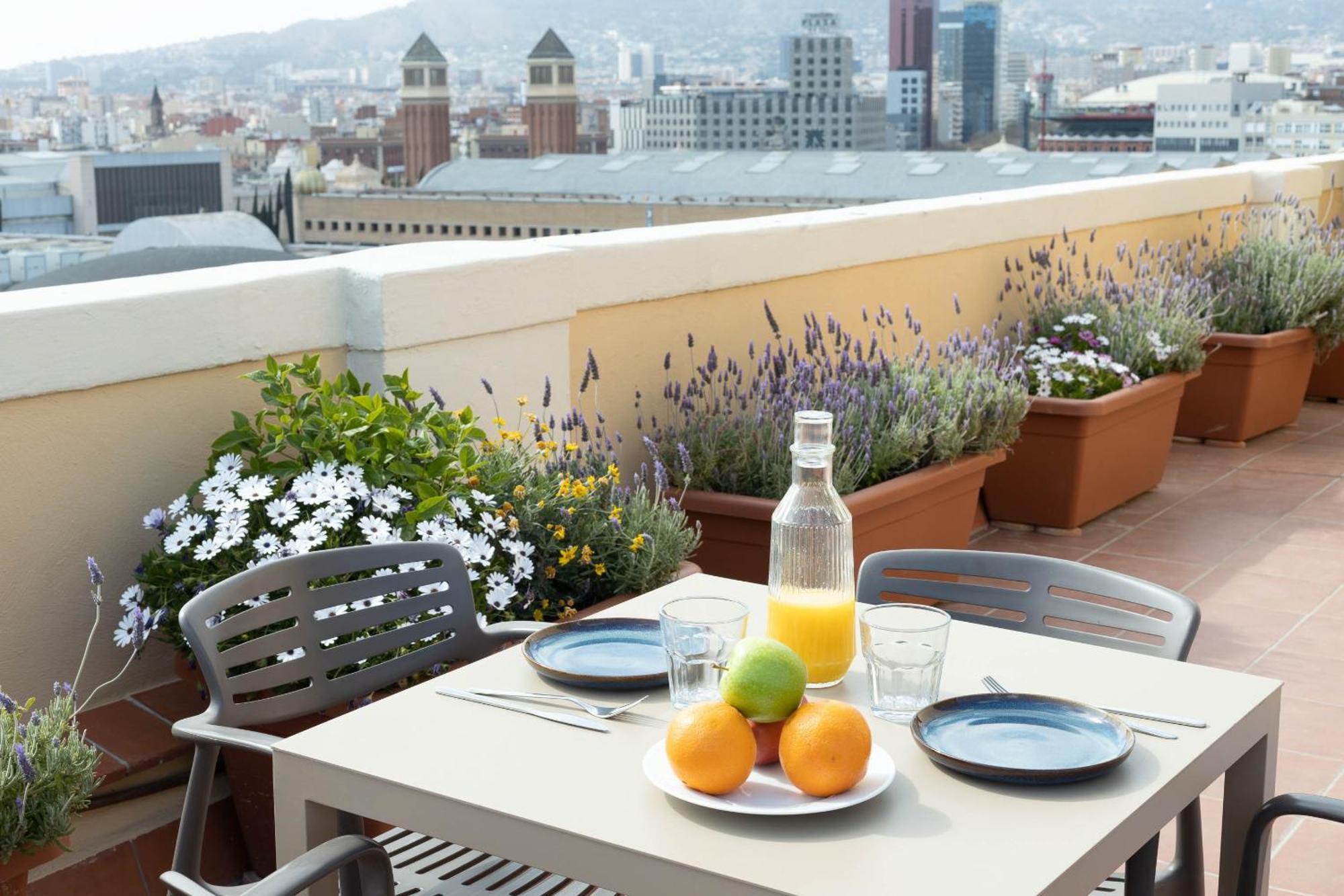 Riua - Private Terrace Penthouse Next To The Fair バルセロナ エクステリア 写真